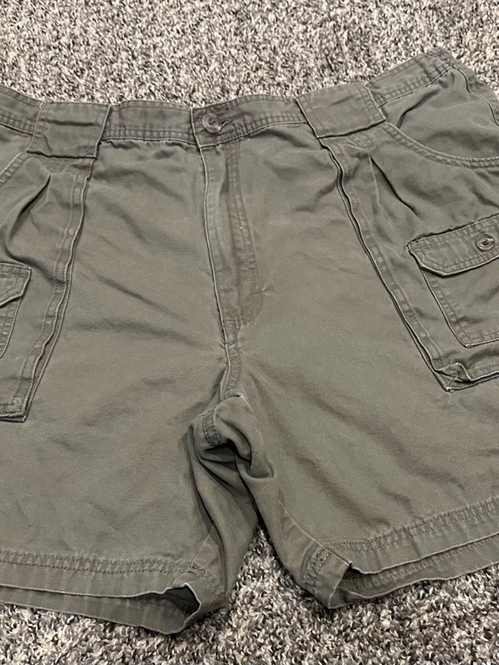 Red Head Brand Co Mens Size 44 Green Cargo Shorts Hiking Fishing Camping Outdoor